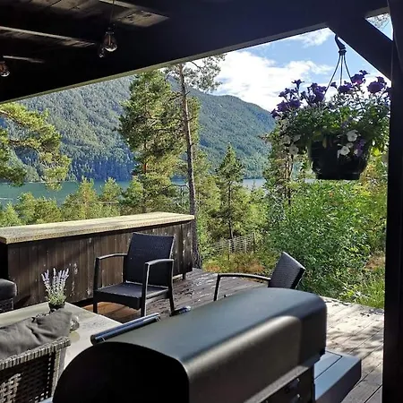 I Med Utsikt Over Fjord Og Fjell