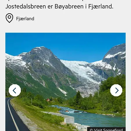 I Med Utsikt Over Fjord Og Fjell Appartamento Sogndal