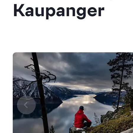 I Med Utsikt Over Fjord Og Fjell Sogndal